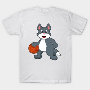 Cat Basketball player Basketball T-Shirt